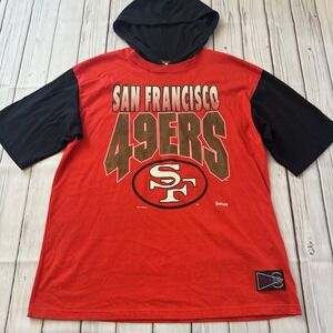 San Francisco 49ers Vintage 90s Jostens Size XL Hoodie T-Shirt NFL Football 1993